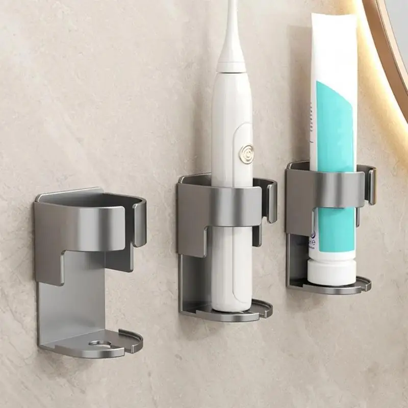 Simple installation electric toothbrush holder - highly suitable for organizing and storing items in the bathroom.