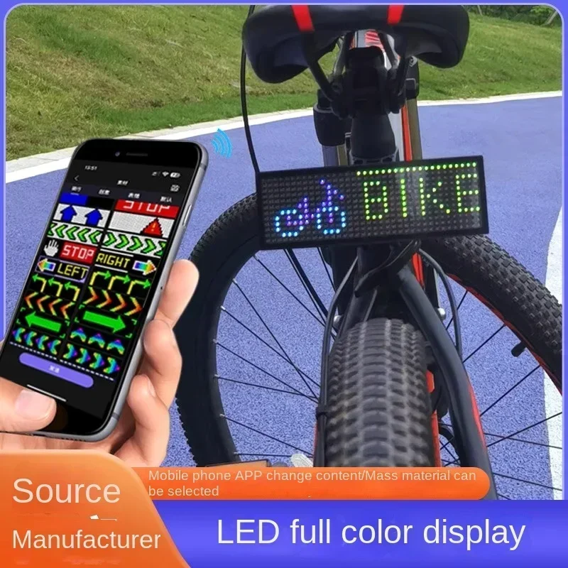 Fietsachterlichten mountainbike racefiets fiets LED klein scherm fietsuitrusting nachtrit waarschuwing knipperende richtingaanwijzer