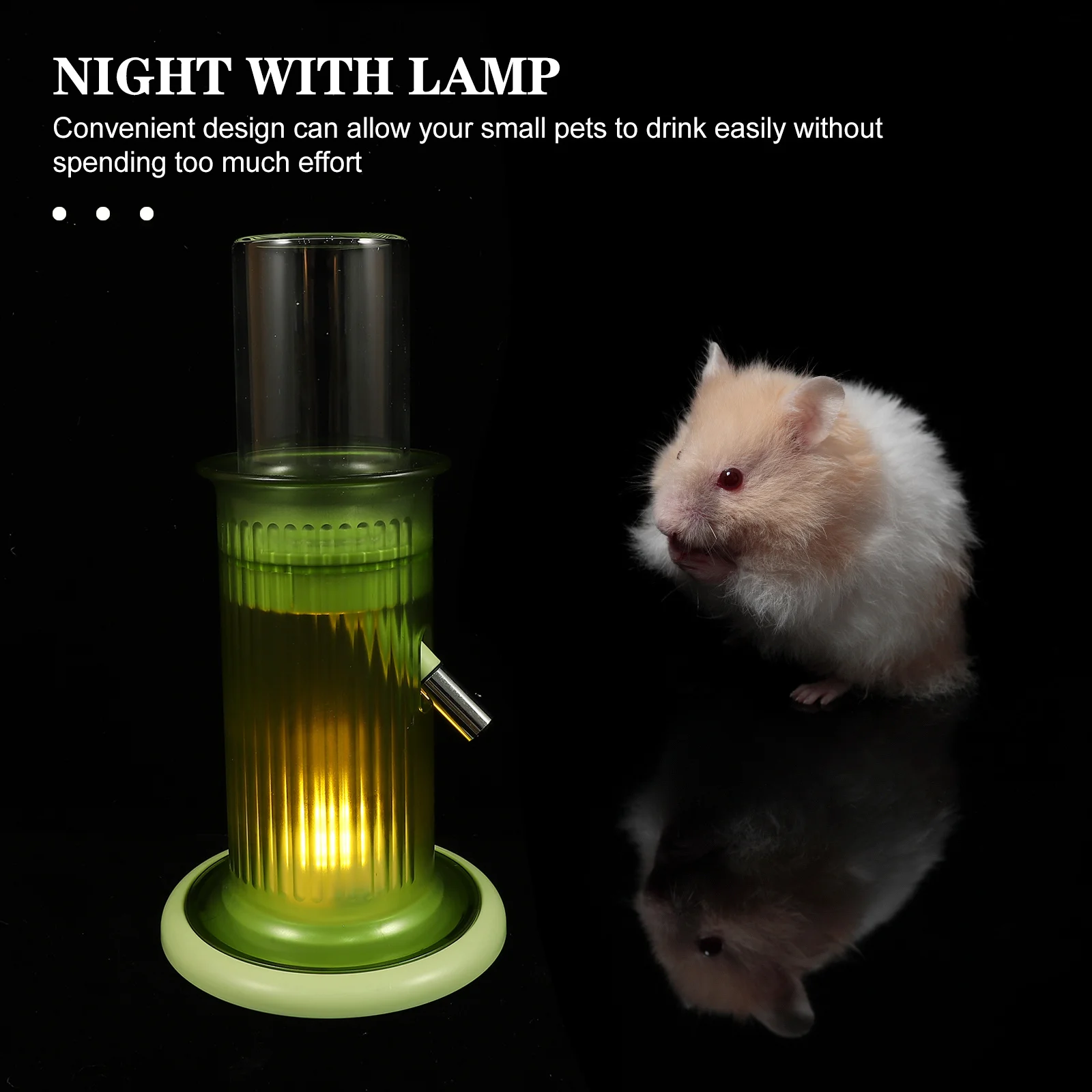 

Premium Household Hamster Bottle Vertical Chinchilla Bottle Convenient Water Feeder Easy to Clean Durable Decorative Standing