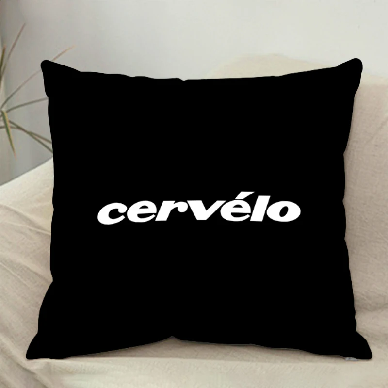 Square pillow bedroom sofa leisure comfortable pillow car living room Cervelo LOGO pillowcase mountain bike brand Home Decor