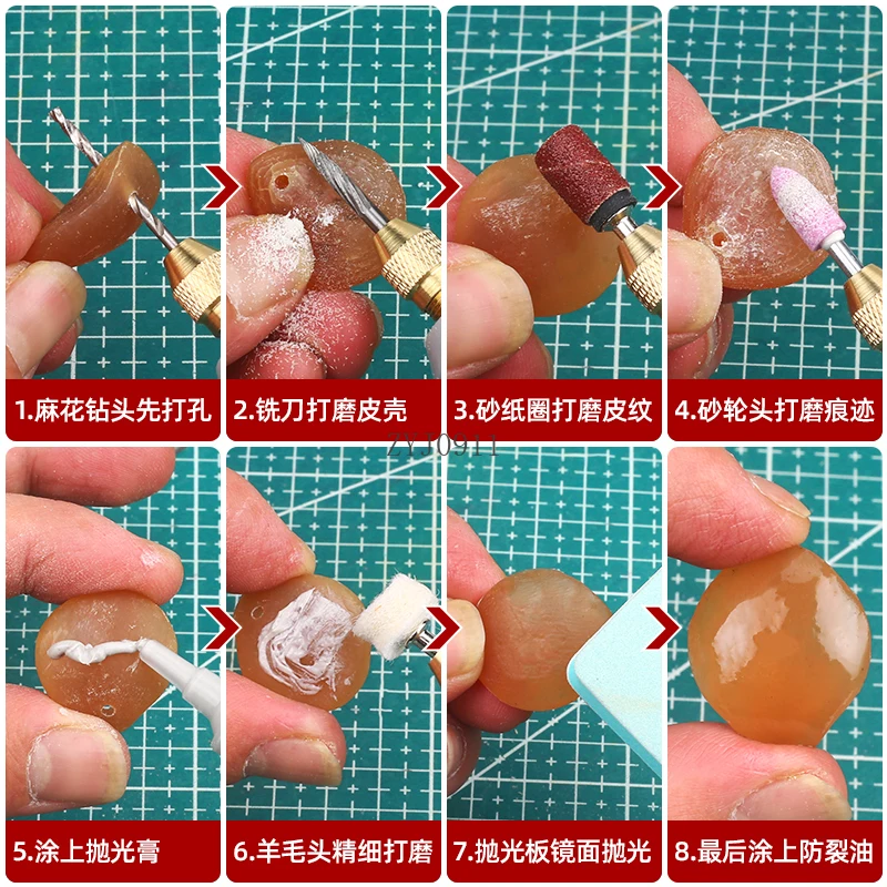 Electric small electric grinder jade wood engraving and processing fish stone grinder