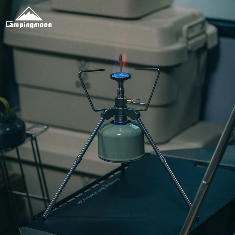 

Campingmoon Z01/XD-2-M: Умный газовый конвертер-переходник для походной плиты с вентилем для газового баллона, для кемпинга