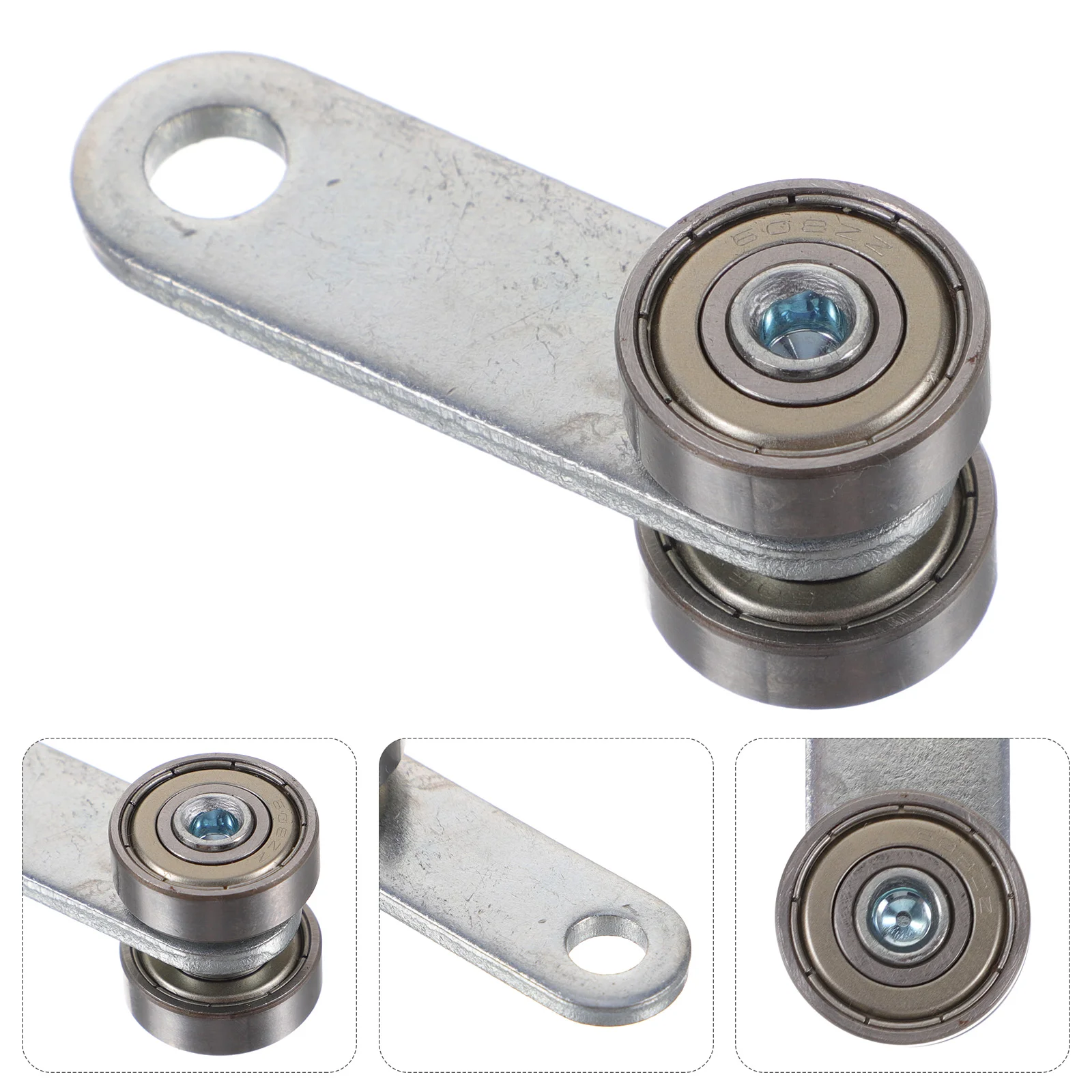 

4pcs Sliding Door Rollers Double Bearings 50KG Capacity 8mm Screw Hole Heavy Duty Trolley Assembly High Precision Rust