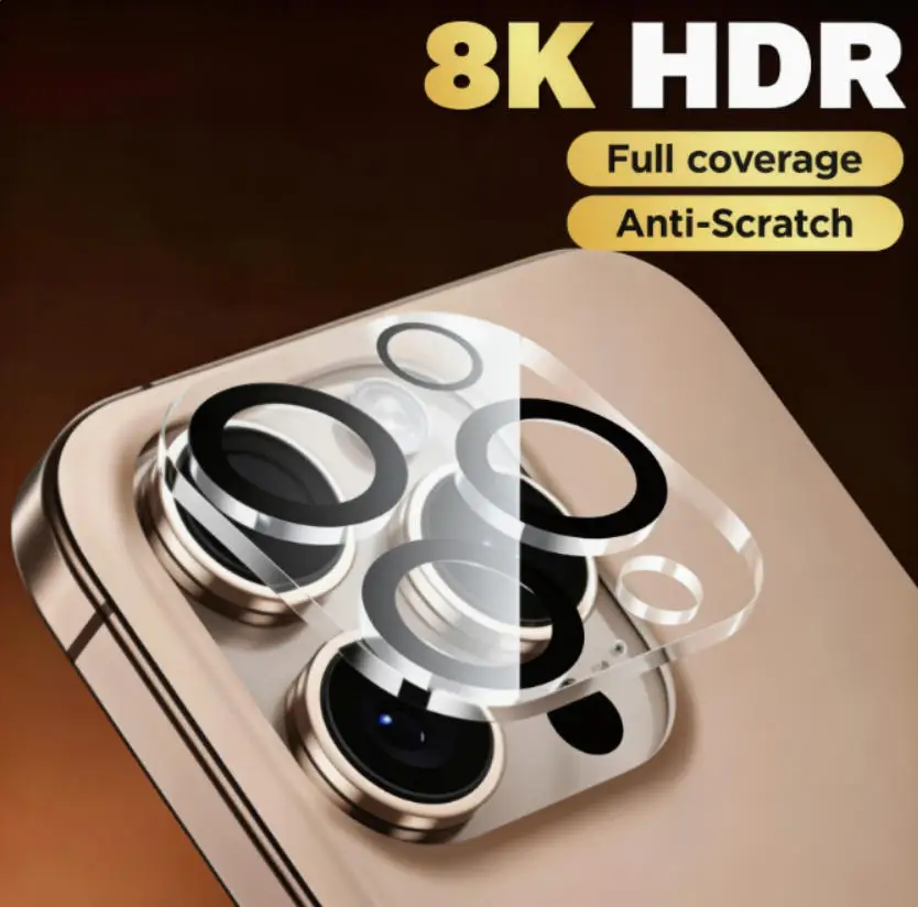 Joyroom lente hd vidro protetor para iphone 17 pro max protetor de câmera traseira vidro temperado para iphone 16 15 14 pro max len filme