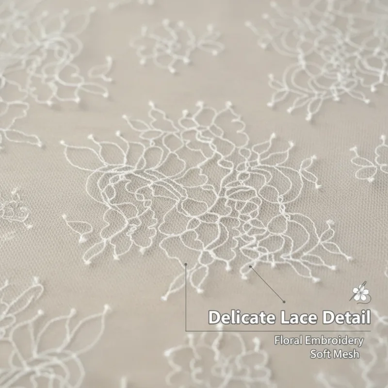 

Новая сетчатая цветочная основа, мягкое кружевное свадебное платье, детская одежда, занавеска, сумка для платья, декоративная ткань. Швейная ткань своими руками.