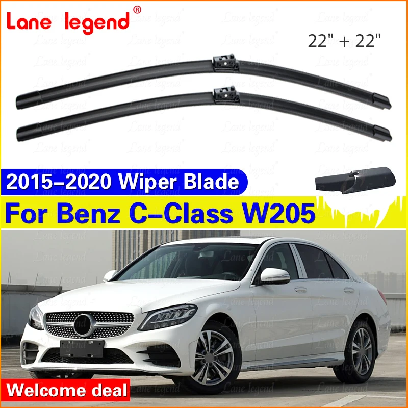 

Car Wiper Blades for Mercedes Benz C-Class W205 2015-2020 Windscreen Windshield Accessories C-Klasse C180 C200 C220 C250 C300