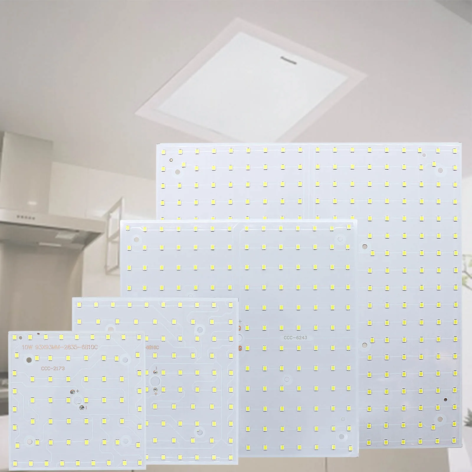 LED DC30-32V DC48-51V DC72-76 DC108-115V Panel Light 250mA LED Lamp Bead Diode Cold White LED Square Ceiling Board Lamp Board