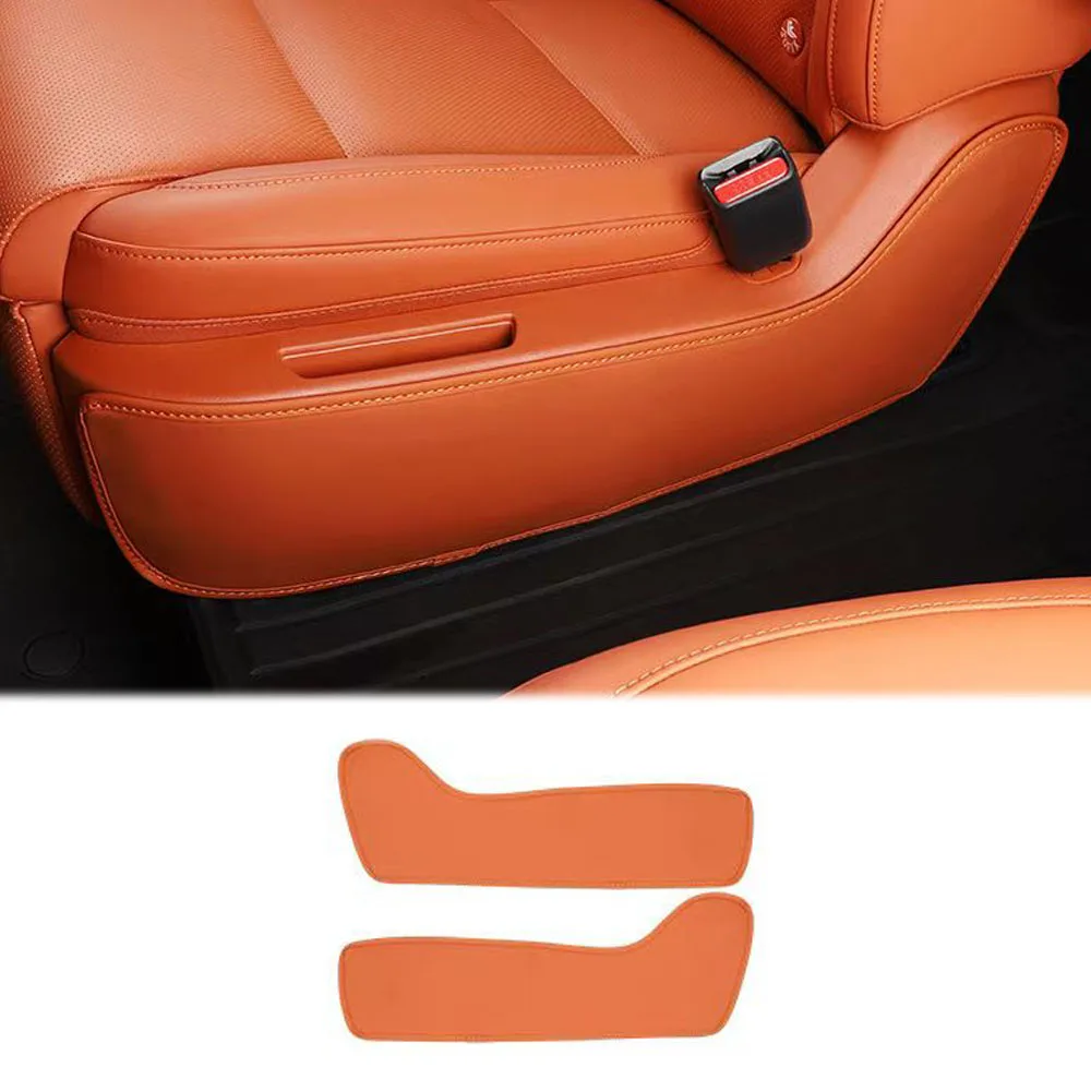 

Leather Anti Kick Pads For Second Row Aisle Seats Border Guards Interior Decoration Accessories Suitable For 25 Li Xiang L8 L9