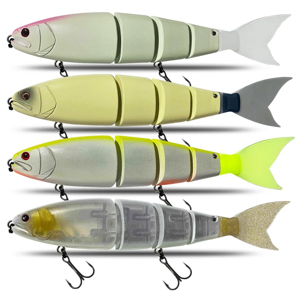 Lure  Swimming  Jointed  Floating  Sinking  Giant Hard  Fishing  Accessories Section  For Big Bait Bass Pike Minnow  Size 245mm