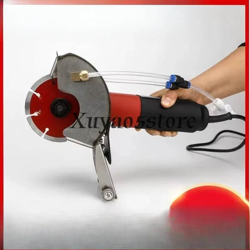 Angle grinder stainless steel water added, dust-free atomization, and no dead corners dust cover