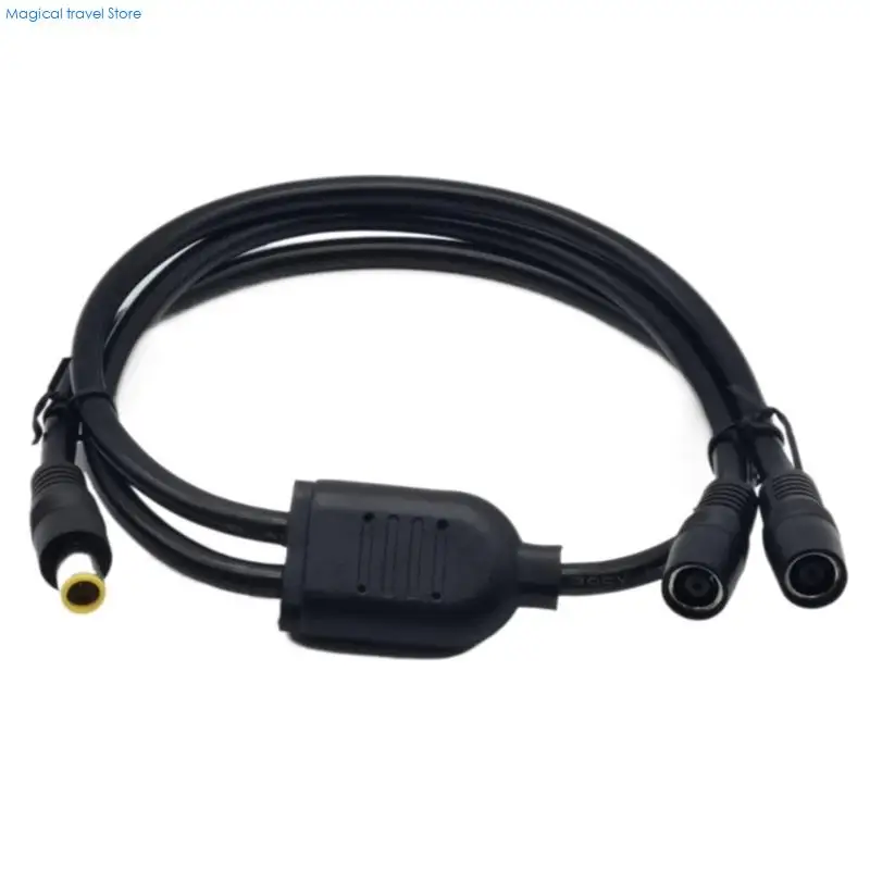 N2UB Durability DC7909 Charging Cord DC7909 Y Splitter with Double Female Port Enabling Safe Simultaneous Charging Compact Build