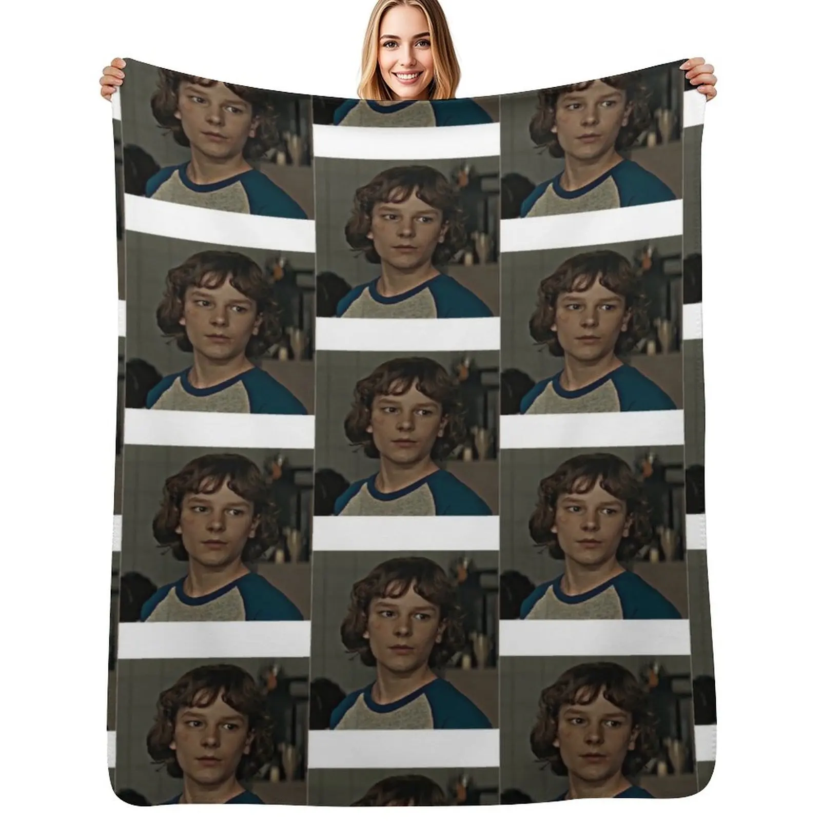 

Finney Blake Throw Blanket halloween valentine gift ideas Soft Big Hairy Blankets