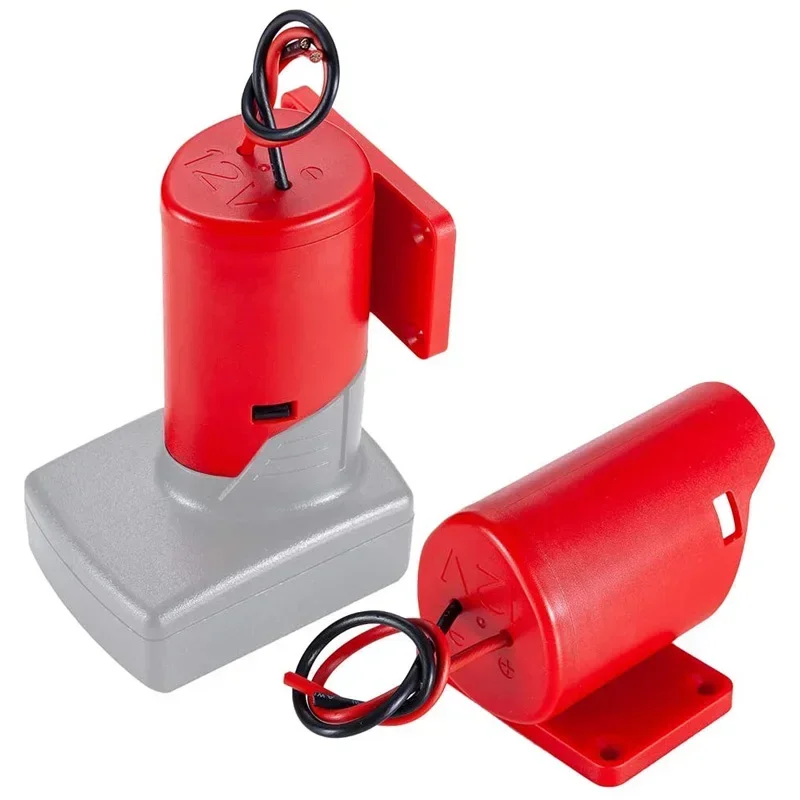 For Milwaukee 10.8-12V Battery Adapter Power Connector Adapter Dock Holder with 12 Awg Wires Connectors Power Red In Stock