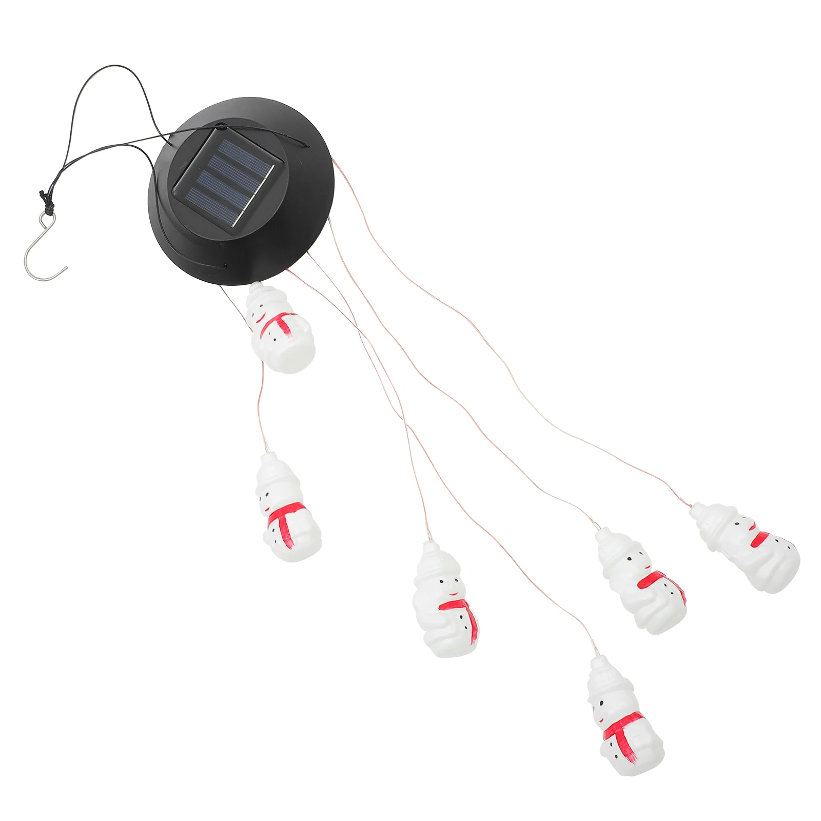 

Solar Wind Chime Light LED Snowflake Plastic Outdoor Hanging 7 Colors Christmas Gifts Holiday Decor Garden Lighting