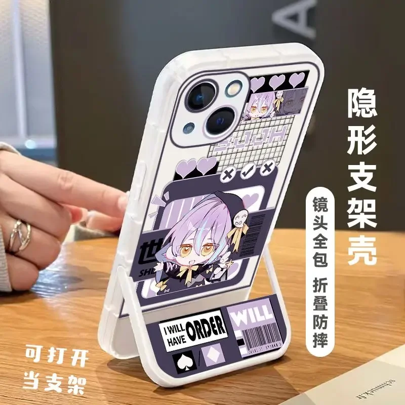 Чехол для телефона Project Sekai Kamisiro Rui AKIYAMA MIZUKI Game Iphone 15 Pro Max, держатель для телефона, IPhone 16, 13, 15, 14, защитные чехлы, подарок