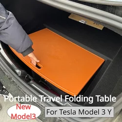 Tavolo da campeggio Scrivania per Tesla Model 3+ Tavolo pieghevole da viaggio portatile Tavolo da picnic all'aperto ModelY Model3 Nuovo Model3 Highland 2024