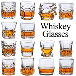 Vaso de cristal para Whisky, vasos para beber, Whisky Scotch Bourbon, brandy, Vodka, Gin, Tequila, ron, Home Bar