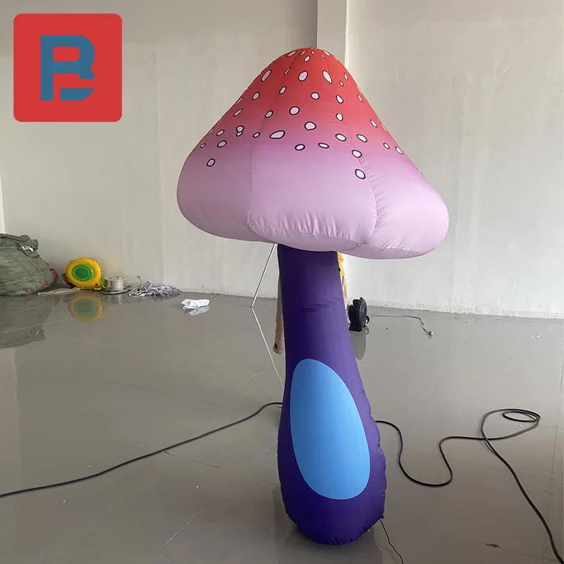 

Inflatable mushroom gas model luminescent plant simulation jungle theme park party atmosphere layout camping lawn custom props