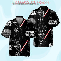 Disney Shirt Anakin Skywalker Baby Yoda Kids Shirt Summer Button Up Men Women Hawaiian Shirt
