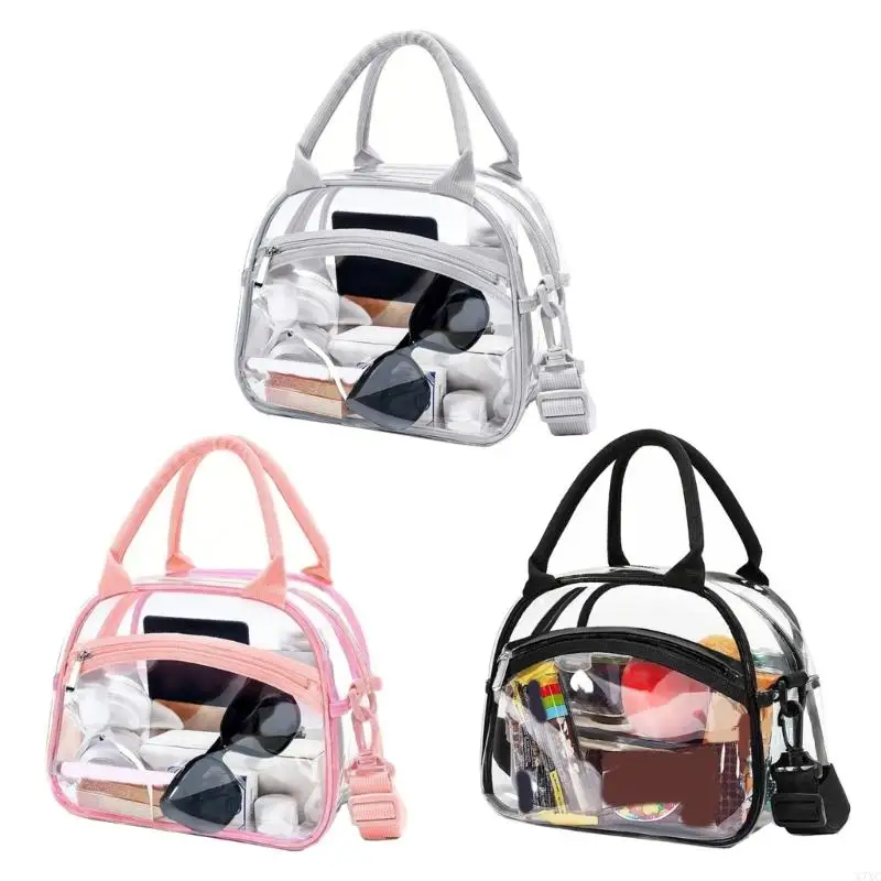 

X7XC Cosmetic Bag Large Capacity Toiletry Bag Clear Makeup Bag Storage Bag Portable Wash Bag for Women and Girls