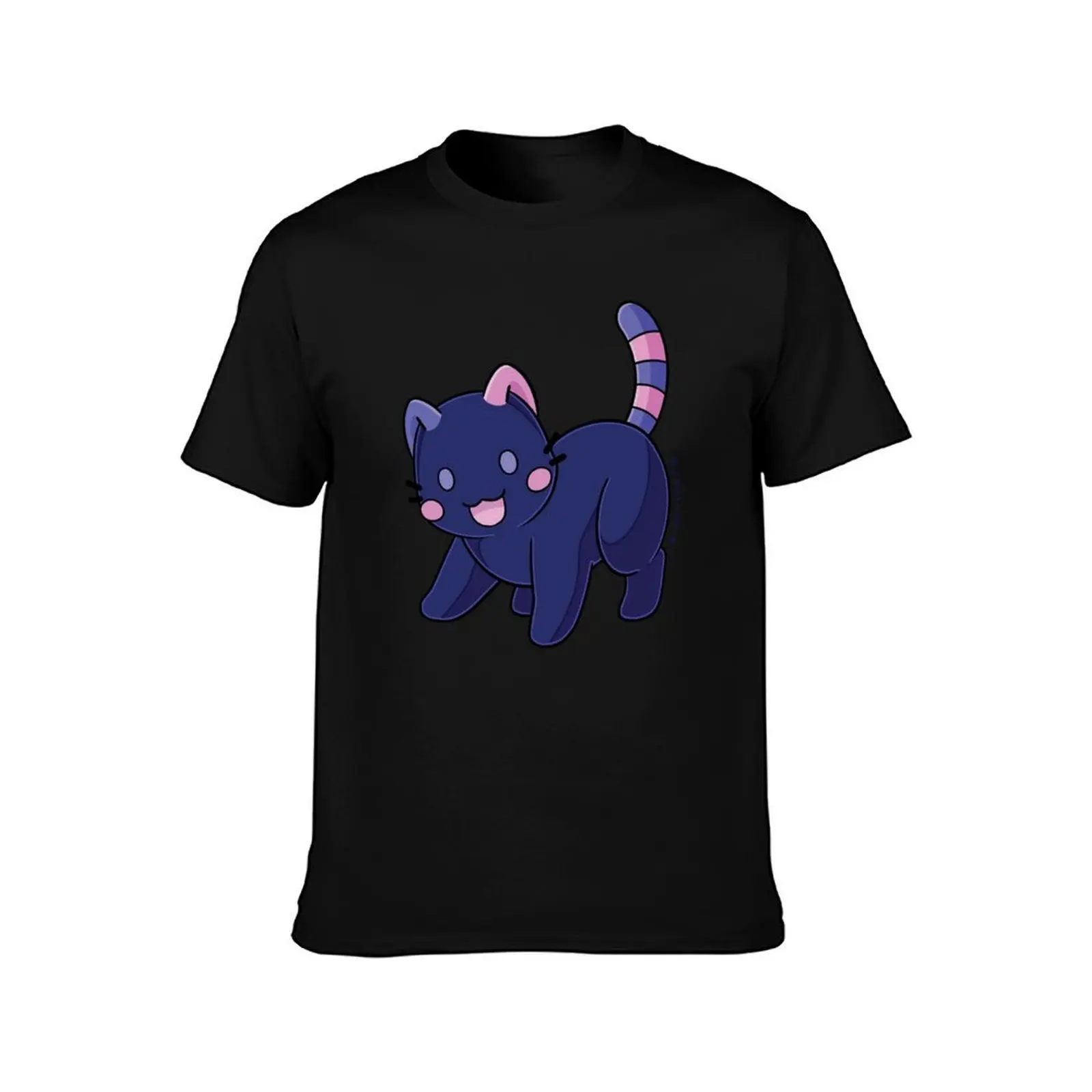 CandiCat Void Cat ? 2025 T-Shirt Big Size Short Sleeve Tee for Men