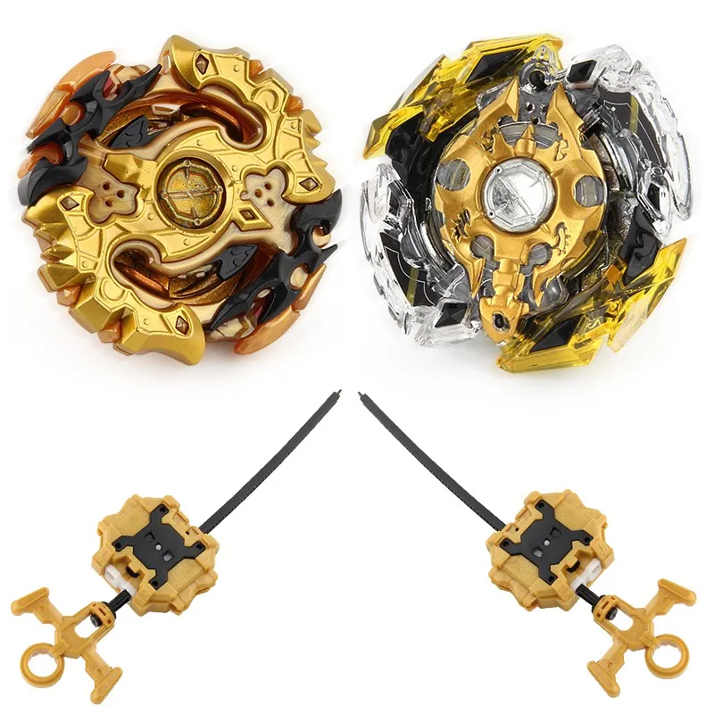 Gold 2 Styles Burst Generation Alloy Battle Detonation Spin Top Toys