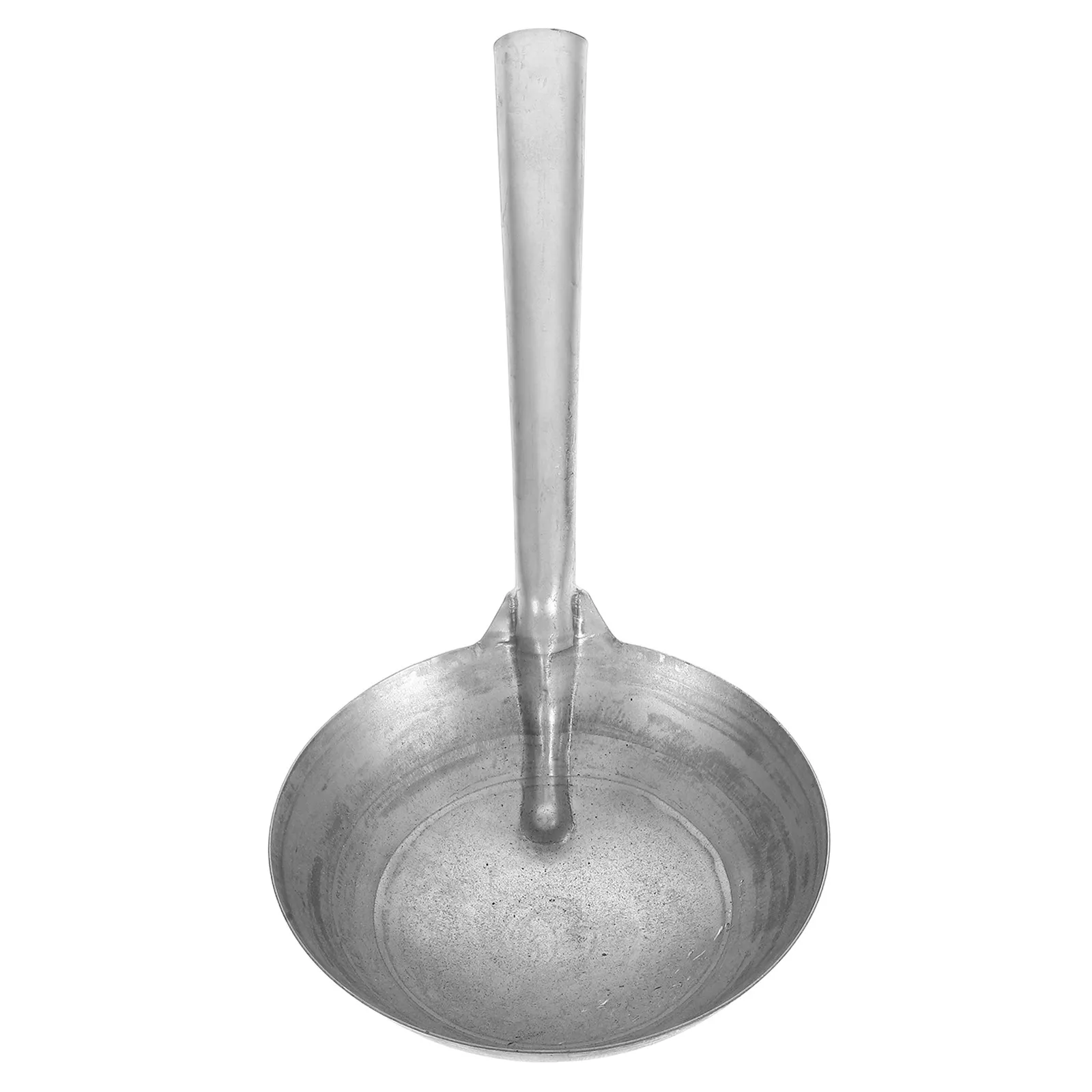 Heavy Duty Iron Ladle Sturdy Short Handle Water Scoop Feeding Spoon for Farm Horse Metal Short Handle Spoons
