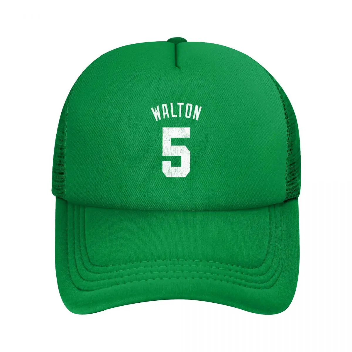 Bill Walton Number 5 Mesh Baseball Caps Adult Sun Hats Basketball Dad Hat Adjustable Polyester Sun Caps Summer Trucker Hats