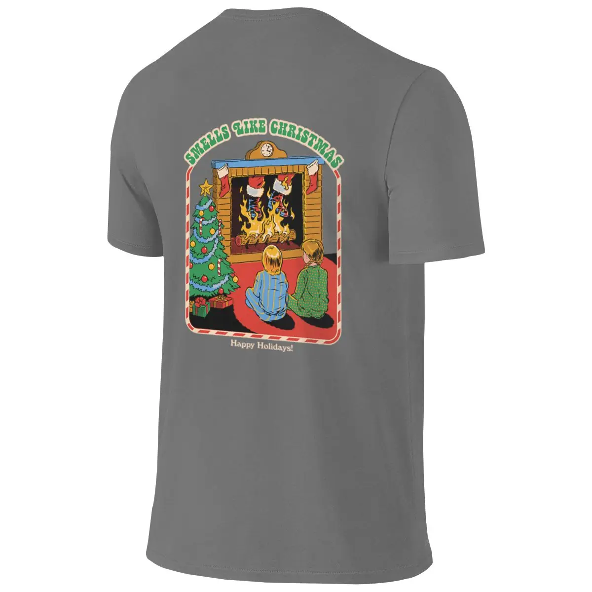 Smells Like Christmas Versatile Reversible T-shirt Retro Academy Clean Surface Shirt