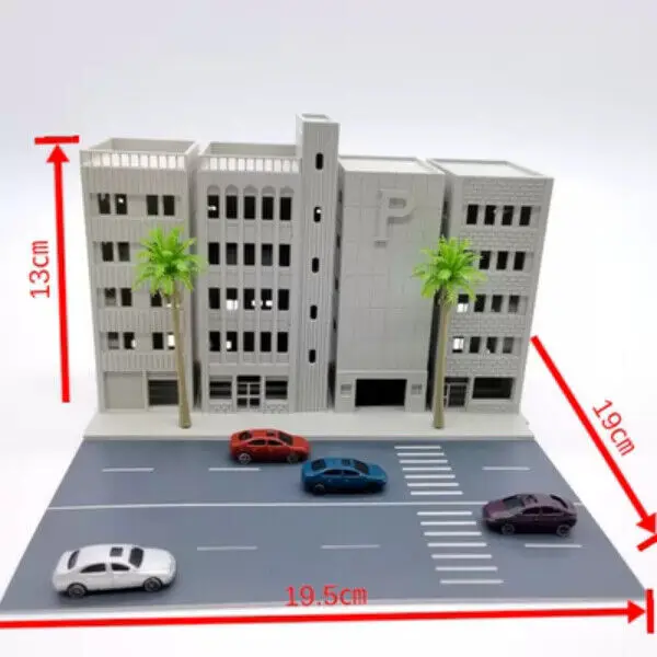 1/150 Scale Diorama City Building Model Street View Resident Architectural Model Scene Model Gift