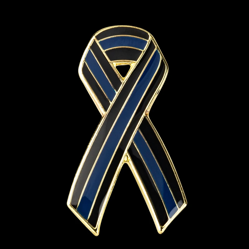 Police Tin Blue   Metal Badge Metal Lapel Pin Metal Pin Brooch