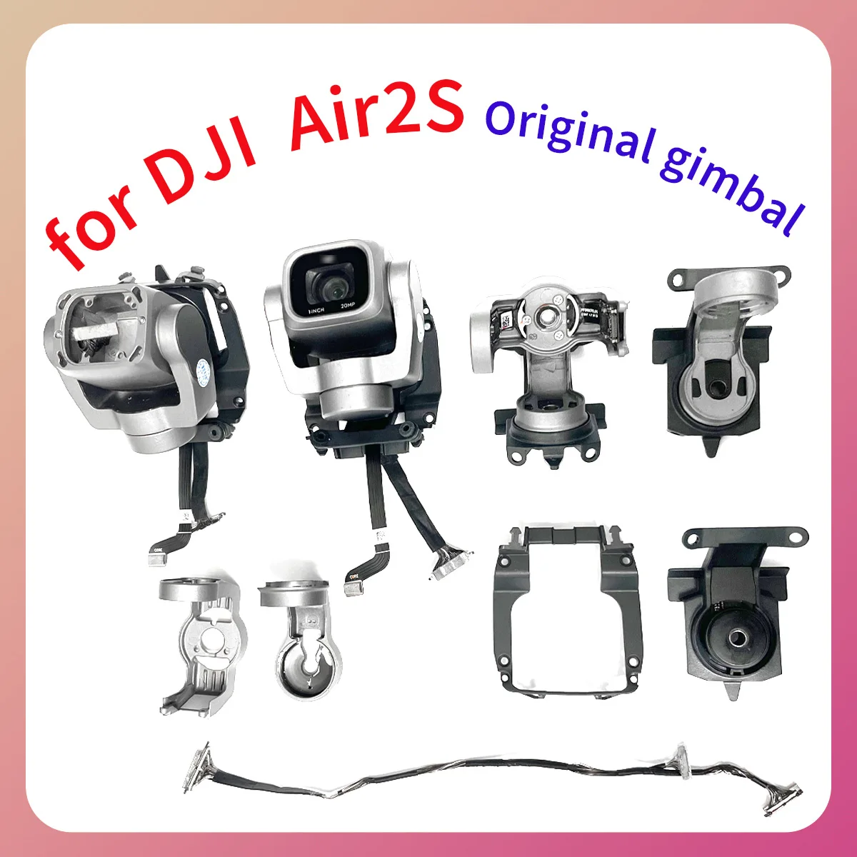 

Original Air 2S Covers Arms Gimbal Parts Coaxial Motors for Camera Bag Brackets Repair Line Boat Ptz Cable Drone Accessories