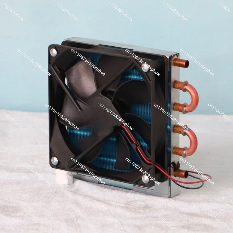 Air-cooled evaporator condenser Miniature copper tube aluminum fins Water-cooled refrigerator radiator fan