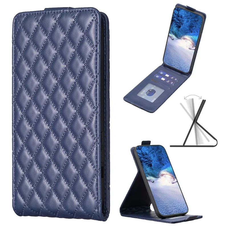 Vertical Flip Case For Samsung Galaxy S24 S22 S23 S21 S20 FE Plus Ultra 5G Wallet Lambskin Book Cover Phone Leather Case Funda