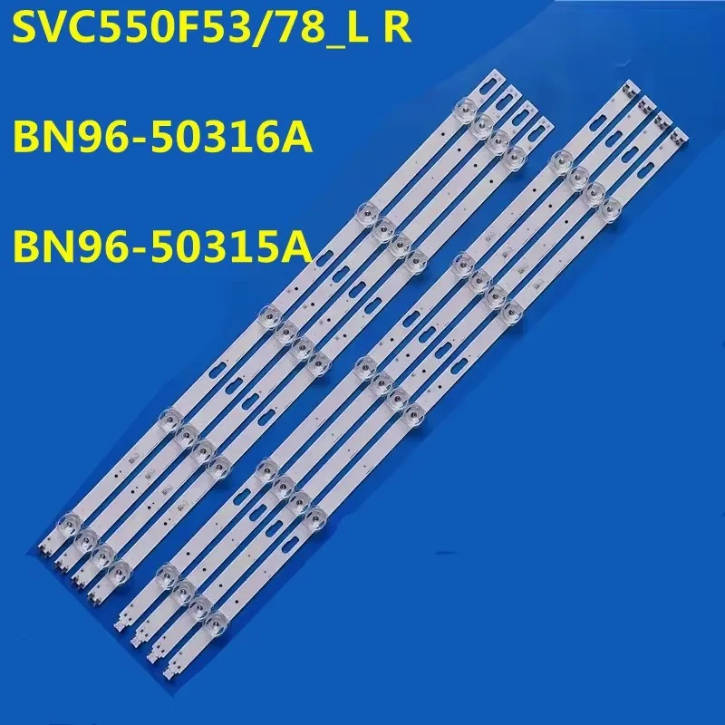 LED Strip For  SVC550F53/78_L R BN96-50316A BN96-50315A UE55TU7000 UE55TU7020 UE55TU7025 UE55TU7092 UE55TU7100 UE55TU7125