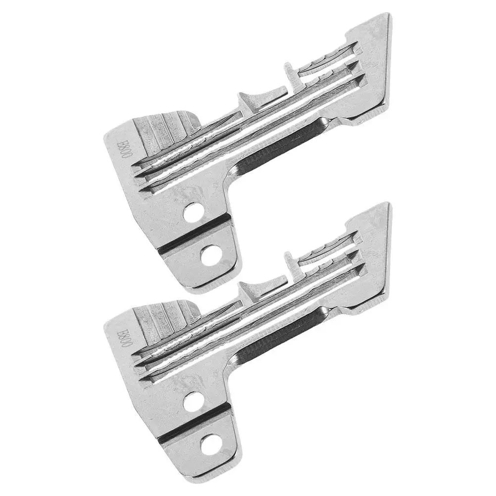 

2 Pcs Sewing Machine Needle Plate Tools Metal Threading Device Quilting Table Precision Durable Compatible Enhancing Efficiency