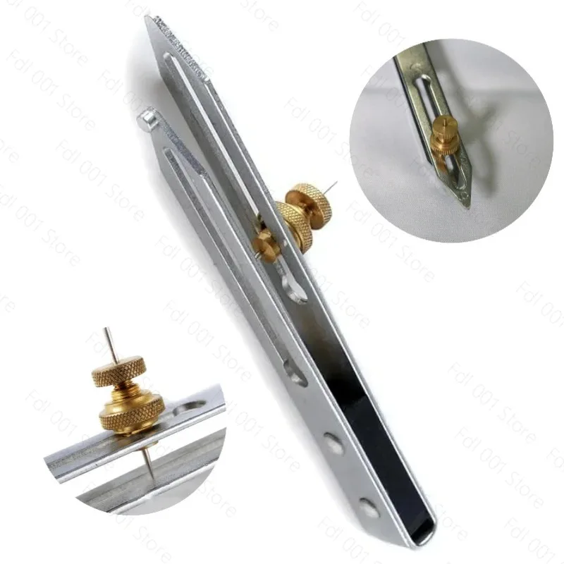 JN683 Generic PVC Plastic Floor Scriber Vinyl Flooring Fitting Tool Recess Scriber Floor Compass Groove marking tool