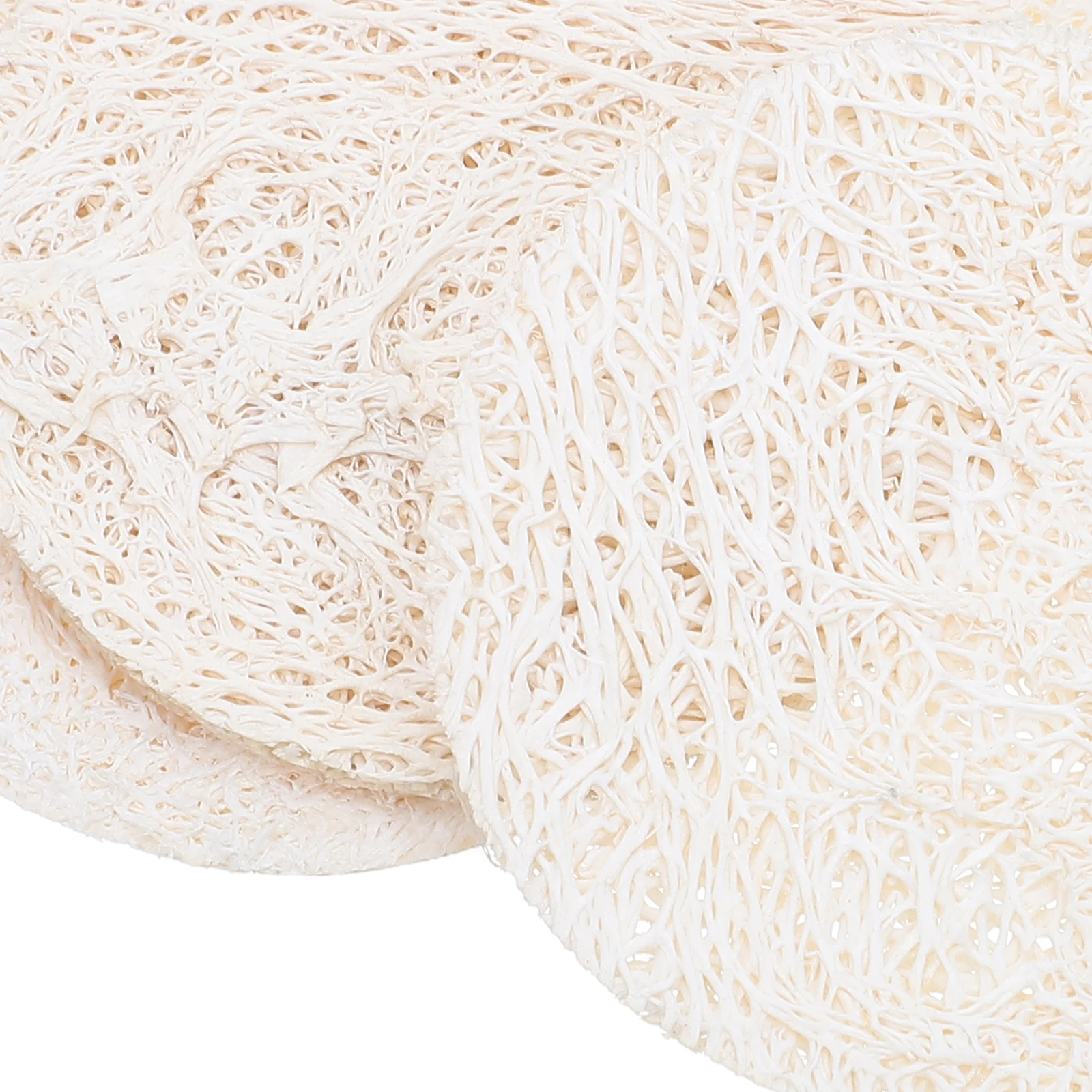 5 個のスキンスクラブパッド天然ヘチマバススポンジ油や汚れを除去循環を改善毎日のシャワー角質除去剤