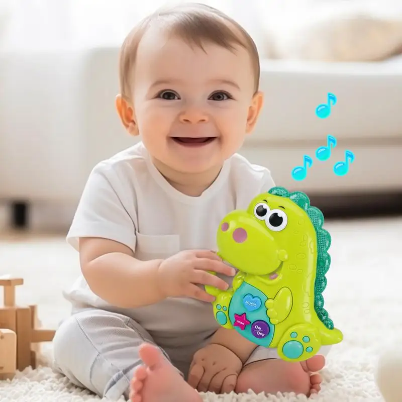 Interactive Electronic Toy Portable Educational Toy Dinosaur Toy Early Learning Safe Musical Toy For Kids Boys Girls