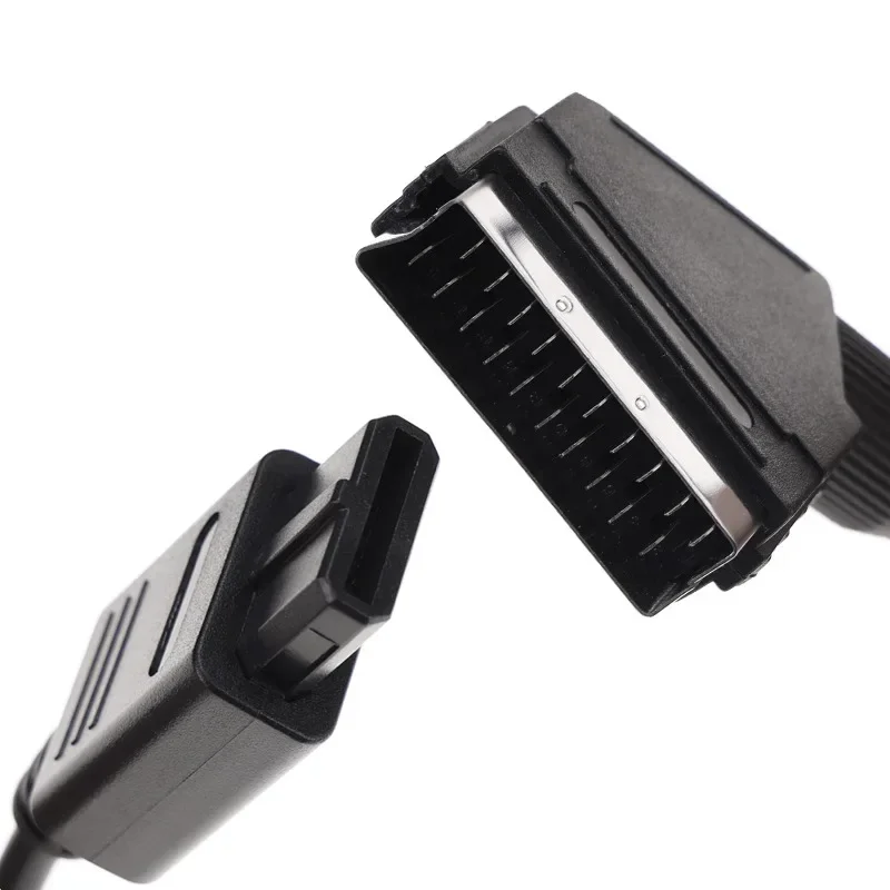 1.8M RGB  A/V TV Video Game Cable Scart Cable for SNES Gamecube N64 Console for NTSC System Extend Line Game Audio Video Cable
