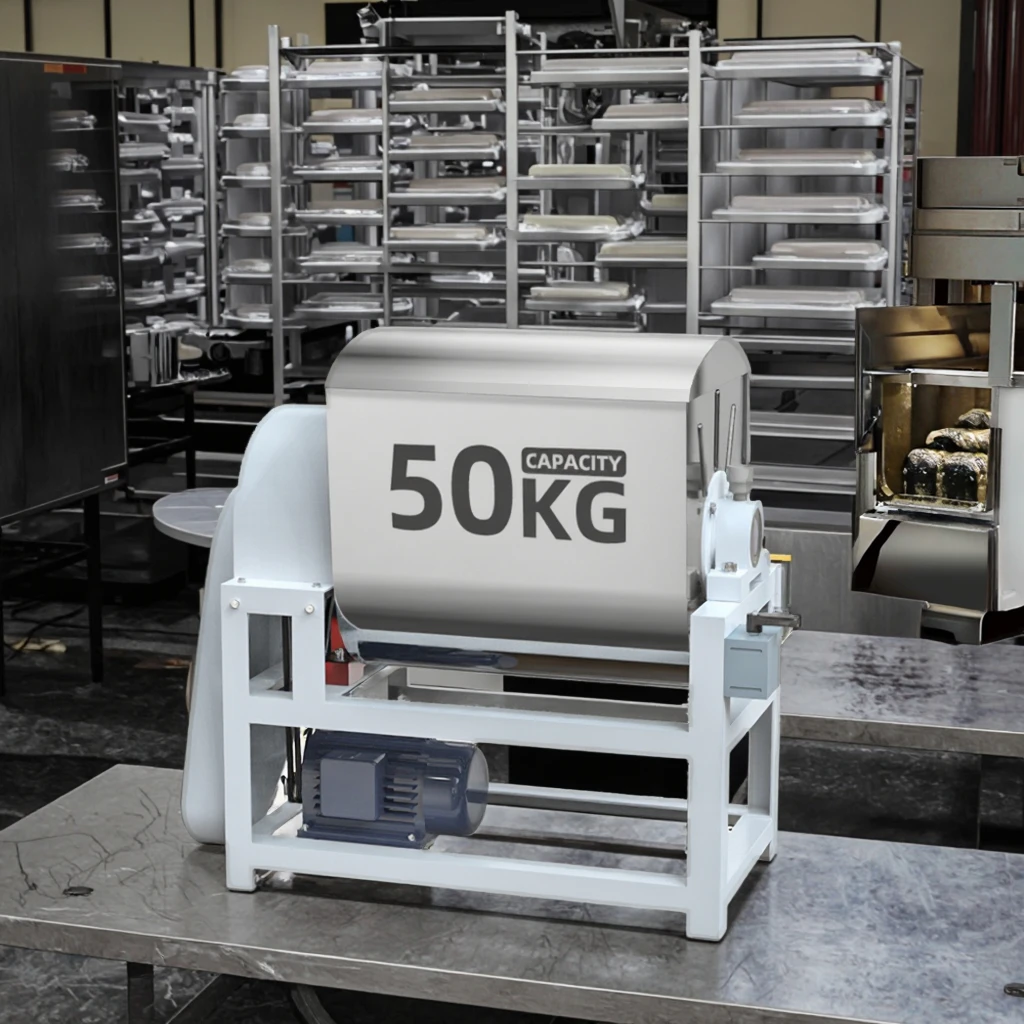 Professional 100kg Commercial Dough Mixer New Condition Factory Price for Wheat Bread Baking in Bread Factories
