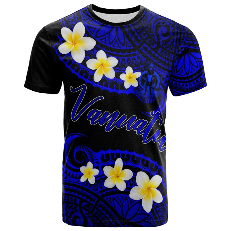 

3D Vanuatu Coat Of Arms Printed T Shirt Polynesian Tattoo Graphic T-shirts For Men Kid Fashion Streetwear Clothing Harajuku Tees