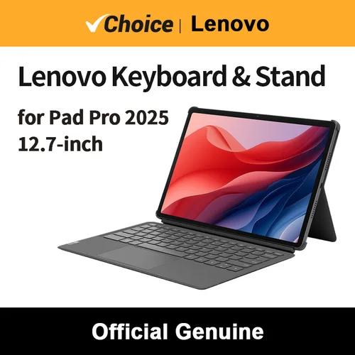 Imagen 1 del producto Lenovo Xiaoxin Pad Pro 12,7 2025 teclado magnético y soporte 2.a funda protectora unidad de seguimiento de almacenamiento con ranura para bolígrafo independiente