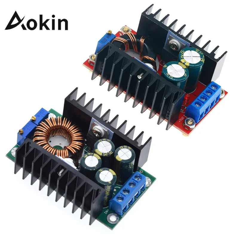 Aokin DC DC 9A 300W 150W convertidor de refuerzo convertidor reductor 5-40V a 1,2-35V módulo de potencia XL4016