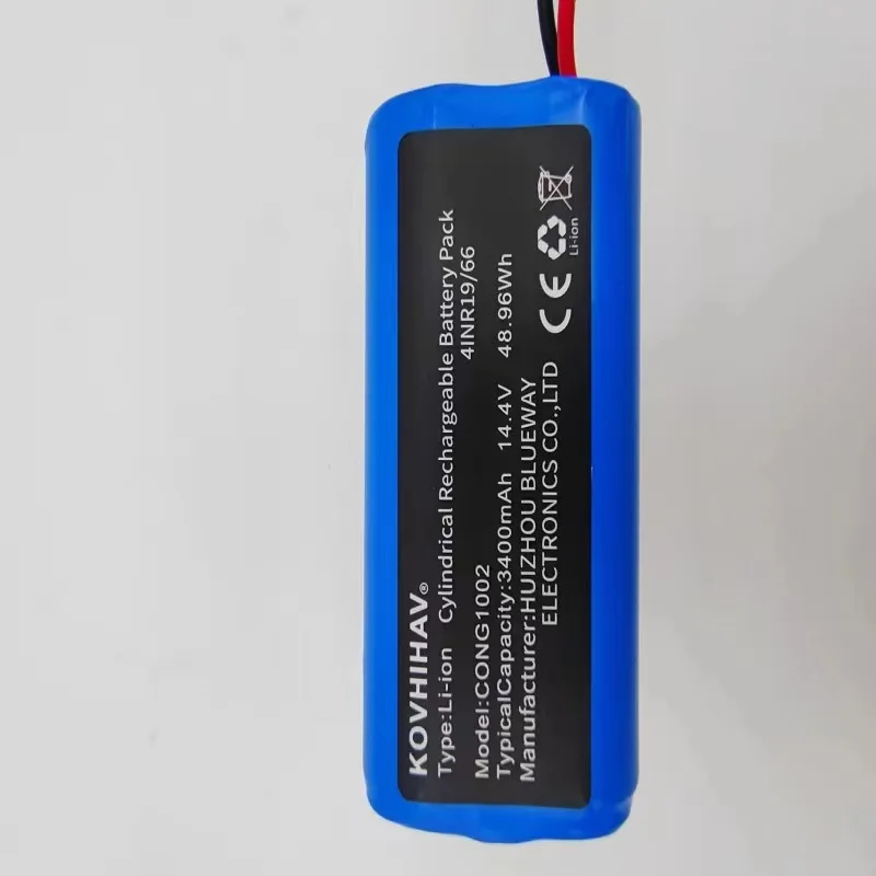 Replacement Battery for CECOTEC CONGA 1090, Conga 1099, CONGA 1190, Conga 1790, Conga 1990, Conga 2290 Ultra 14.4V/3400mAh