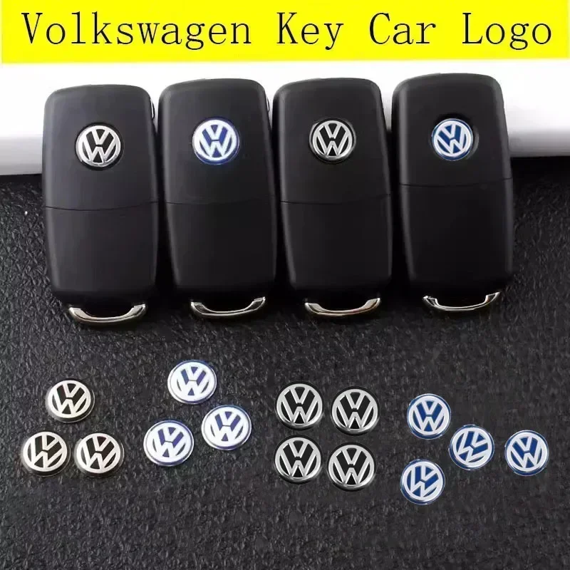 

Car Metal Emblem Stickers Auto Remote Key Logo For VW GTI Polo Golf Passat Tiguan Arteon Touareg Taigo Caddy Jetta Beetle Sharan