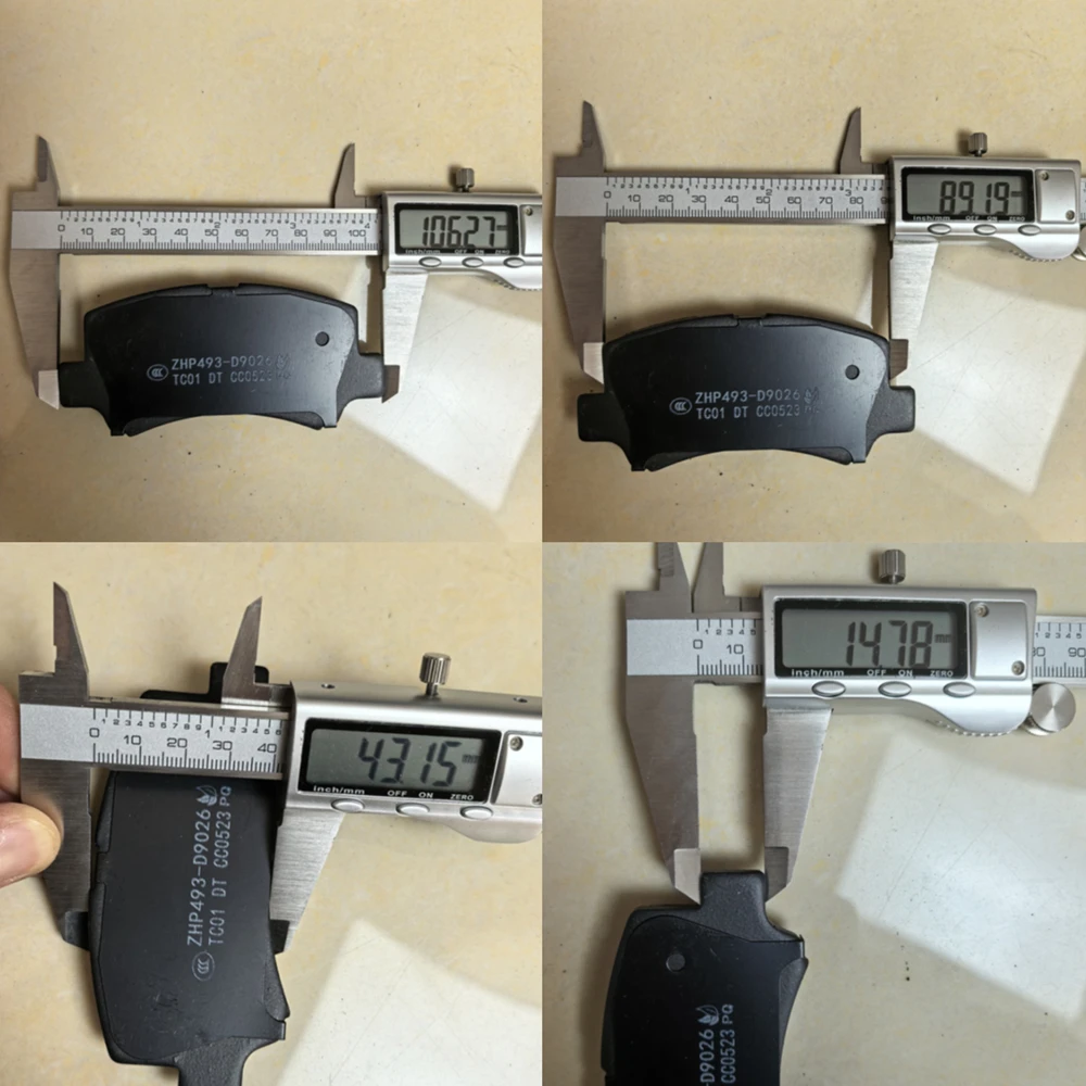 Front Brake Pads for LEAPMOTOR T03,ZHP493,D9026, D2311-9546; 9546-D2311;FDB1421; GDB3221;(PLEASE MUST GIVE ME CAR VIN TO CHECK )