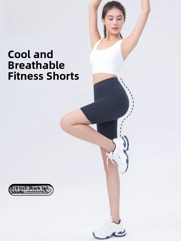 

High-Waist Yoga Pants Fitn Sports Women's Boting ark Base Pants Person Special Use Double-Sided ket Tummy Cont...