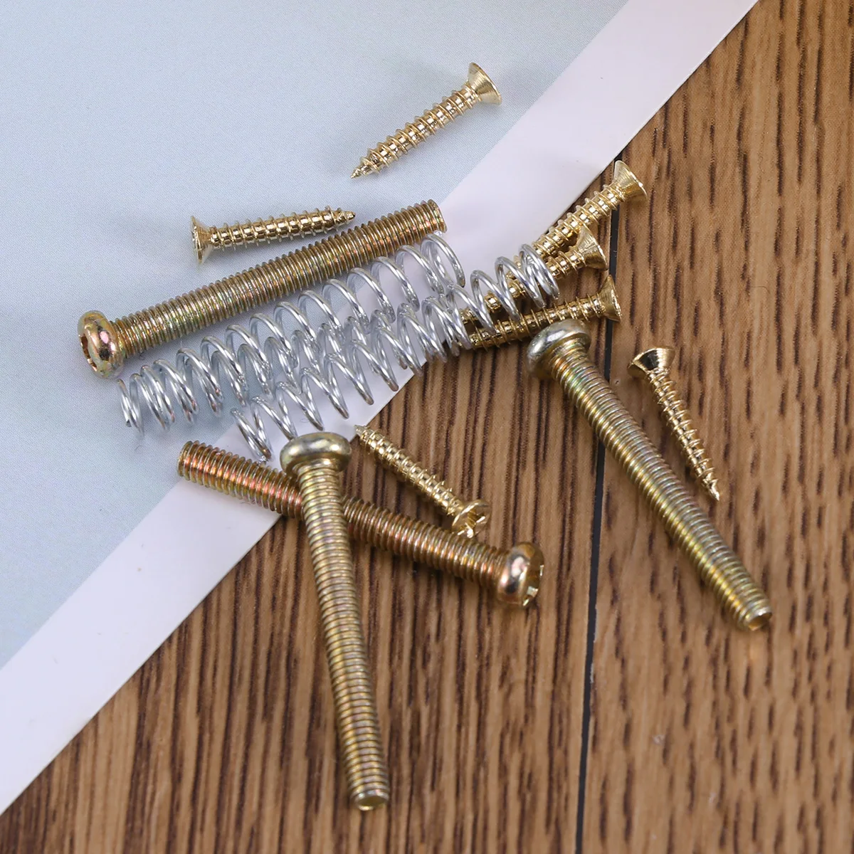 

Electric Guitar Screw Set Humbucker Mounting Screws Springs Pickup 3mm for ES