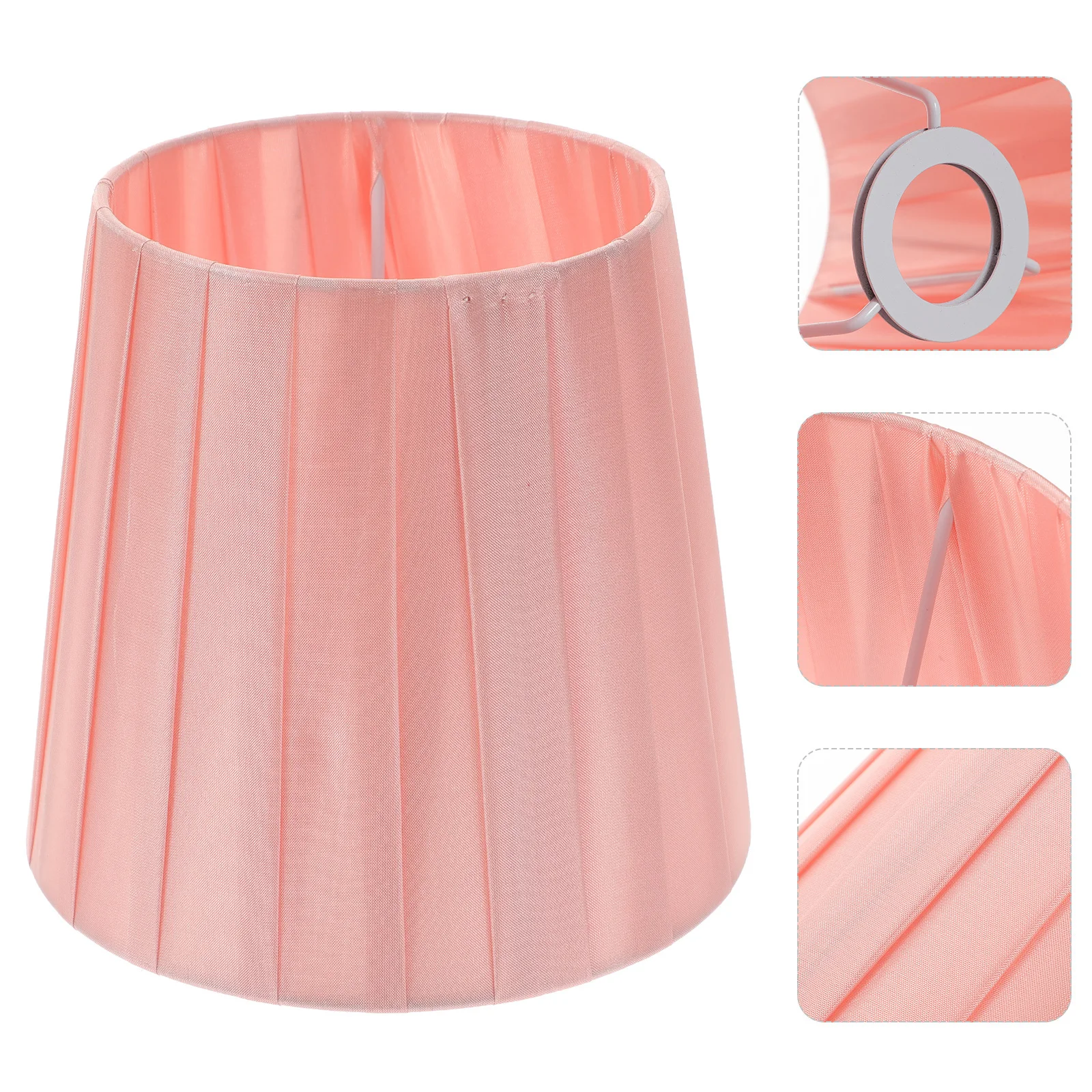 

Clip on Lamp Shade Small Cloth Lampshade Iron Material Table Floor Lamp Covers Bedroom Study Office Lighting Accessories